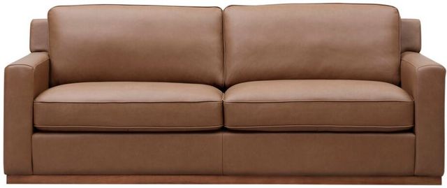 Leather Italia™ Georgetowne Mason Brown Leather Split Sofa | Downs TV ...