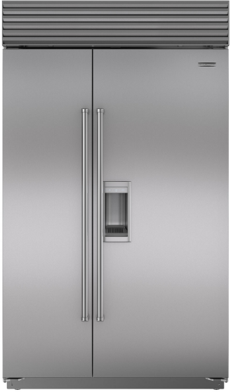 Sub-Zero® 28.4 Cu. Ft. Stainless Steel Built In Side By Side Refrigerator