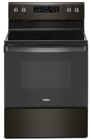 Whirlpool® 30" Black Stainless Free Standing Electric Range