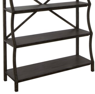 Crestview Collection Falls Creek Brown Bookcase-1