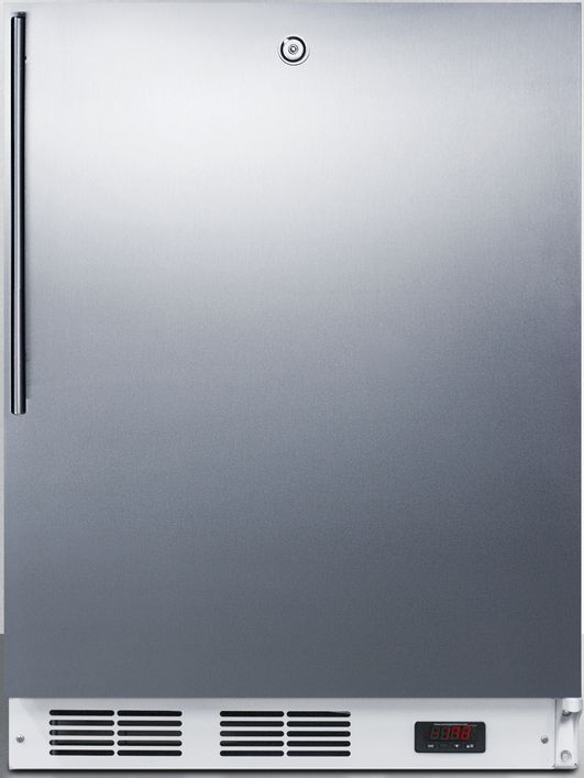 Accucold® by Summit® 3.5 Cu. Ft. Stainless Steel ADA Compliant All Freezer 0