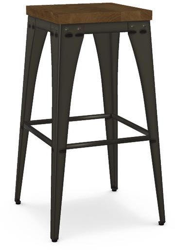 Amisco Customizable Upright Bar Stool | St. Joseph Furniture Store Near