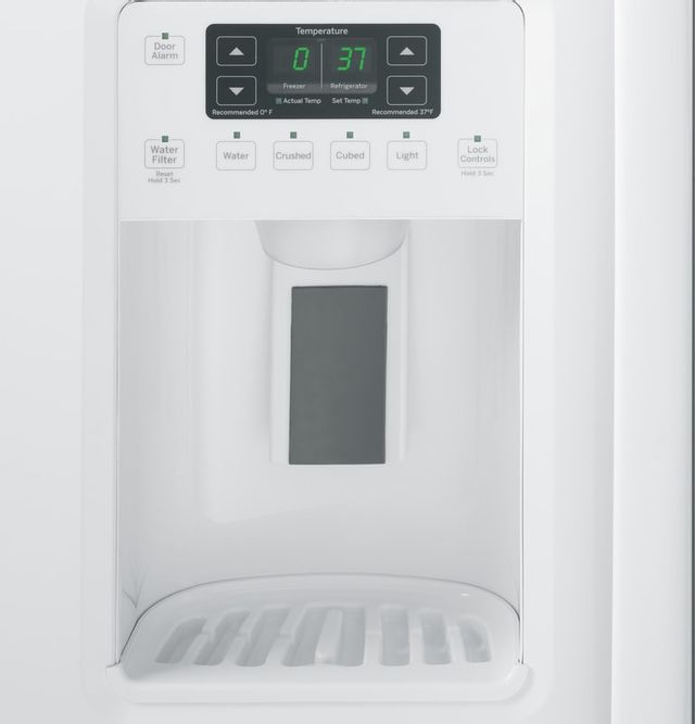 Crosley® 33 in. 23.2 Cu. Ft. White Side-by-Side Refrigerator-2