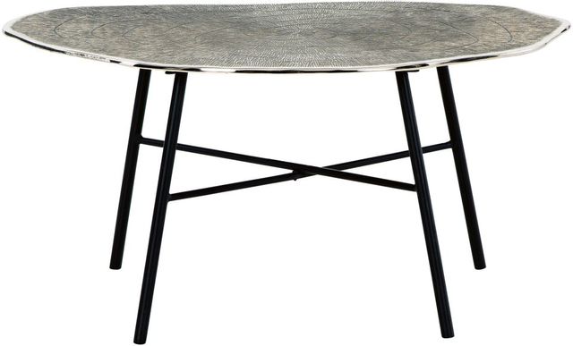 Jossilyn Cocktail Table (Silver)-3