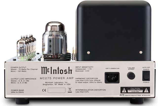 McIntosh® 2 Channel Vacuum Tube Power Amplifier 4