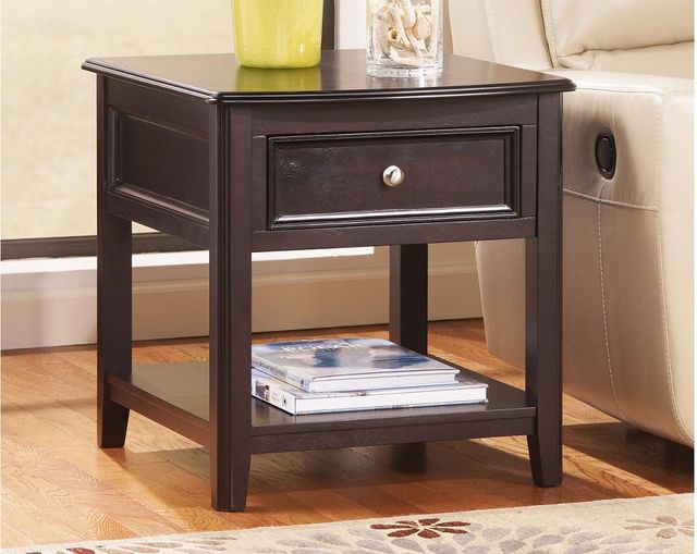 Signature Design by Ashley® Carlyle Almost Black End Table 6