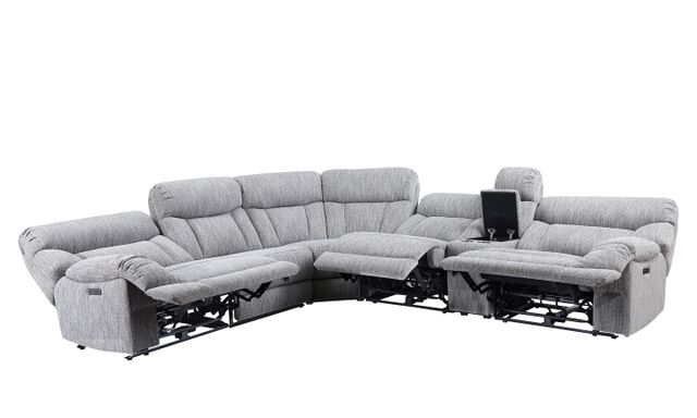 Steve Silver Co. Park City Pumice Grey Power Reclining Sectional-1