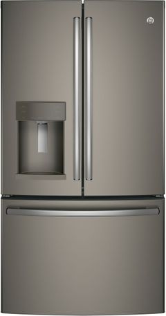 GE® 22.2 Cu. Ft. Slate Counter Depth French Door Refrigerator