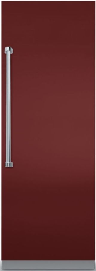 Viking® 7 Series 12.2 Cu. Ft. Reduction Red Fully Integrated Right Hinge All Freezer with 5/7 Series Panel