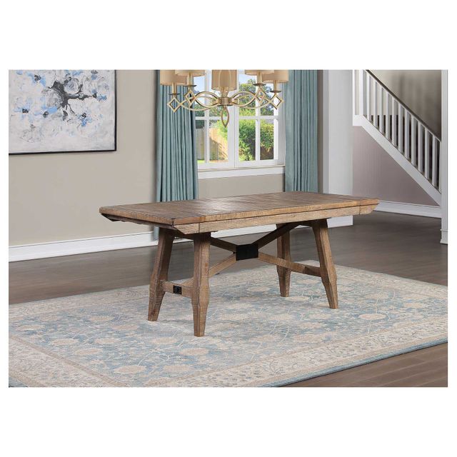Steve Silver Co. Riverdale Dining Table and 2 Side Chairs, 2 Upholstered Host Chairs and Bench-3