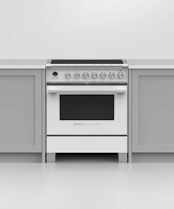 Fisher & Paykel Series 9 30" White Induction Range-3