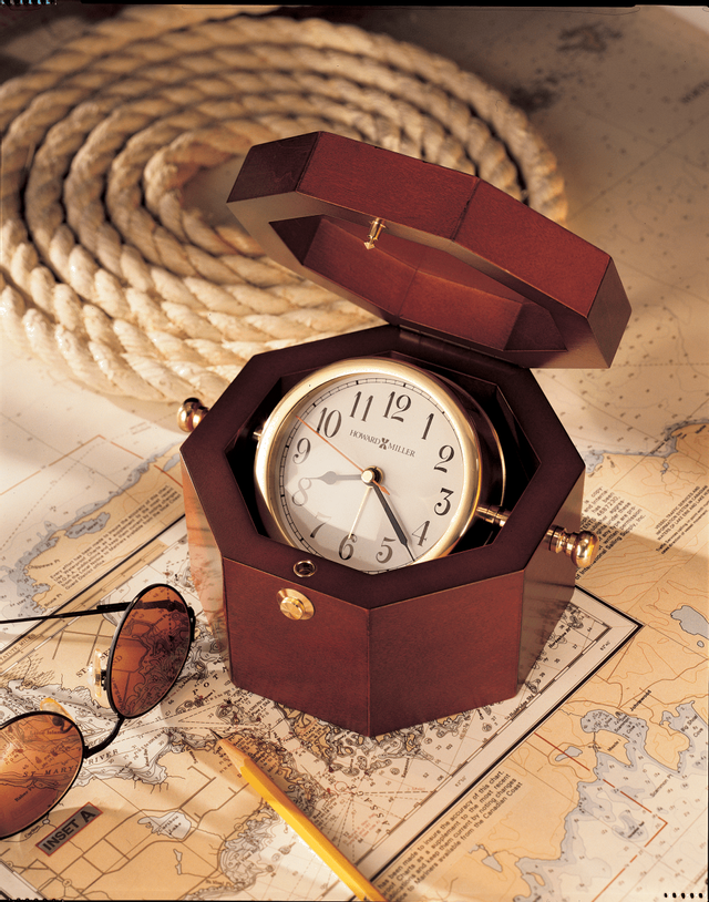Howard Miller® Chronometer Rosewood Hall Alarm Clock 2