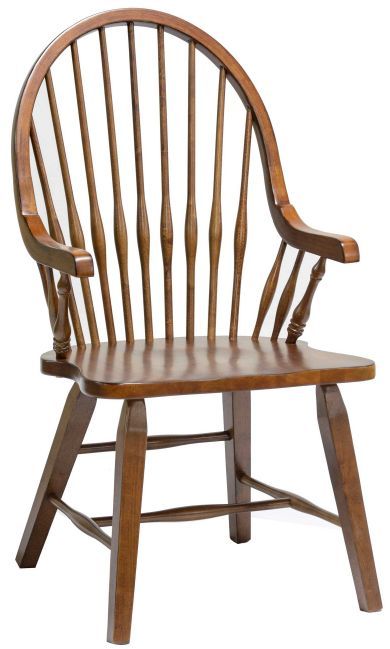 TEI St. Michael Tobacco Windsor Arm Chair