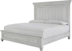 Benchcraft® Kanwyn Whitewash California King Panel Bed