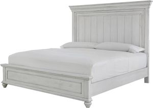 Mill Street® Whitewash King Panel Bed
