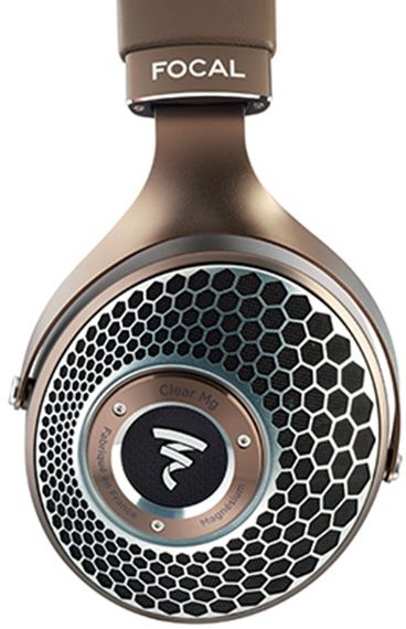 Focal® Clear Mg Chestnut and Mixed Metals Over-Ear Headphones 3