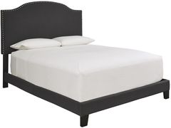 Signature Design by Ashley® Adelloni Charcoal Queen Upholstered Bed