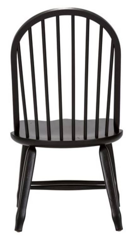 Liberty Furniture Treasures Black Bow Back Side Chair - Set of 2-3