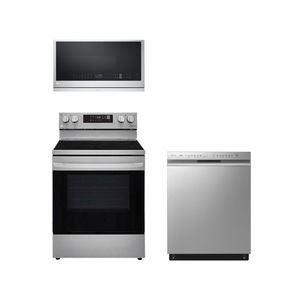 LG 3 Piece Stainless Steel Kitchen Package