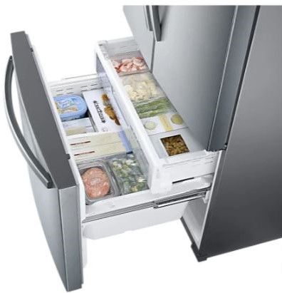 Samsung 25.5 Cu.Ft Fingerprint Resistant Stainless Steel French Door Refrigerator 14