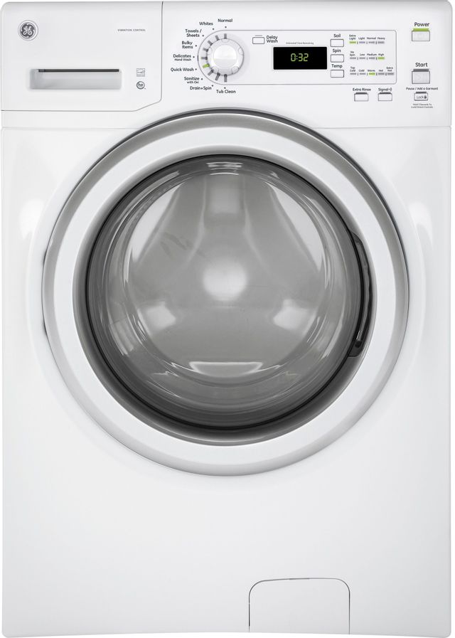 GE® Front Load Washer-White