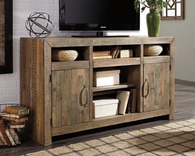 Signature Design by Ashley® Sommerford Brown Large TV Stand-2