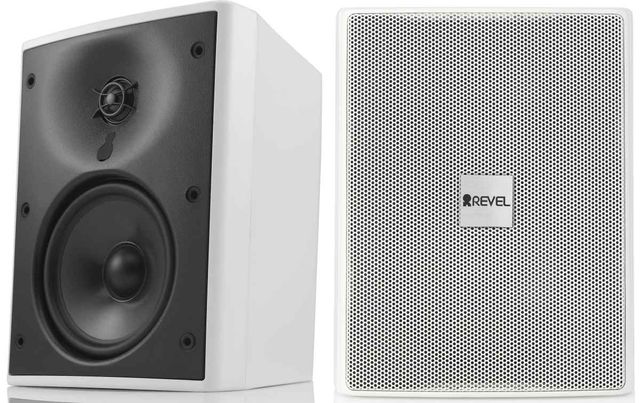 Revel® XC Series White 5.25" 2-Way Outdoor Loudspeaker Pair 1
