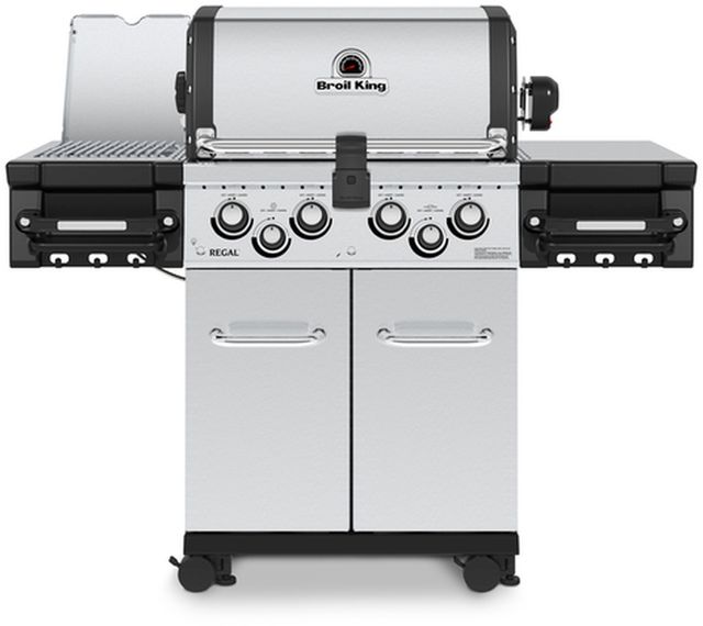 Broil King® Regal S 490 PRO Infrared 56.3" Stainless Steel Freestanding Gas Grill