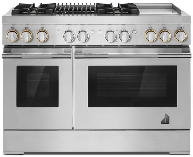 JennAir® RISE™ 48" Stainless Steel Pro Style Dual Fuel Natural Gas Range-0