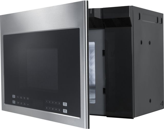 Haier 1.4 Cu. Ft. Black with Stainless Steel Over The Range Microwave-1