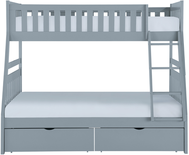 Homelegance Orion Gray Twin/Full Bunk Bed 3