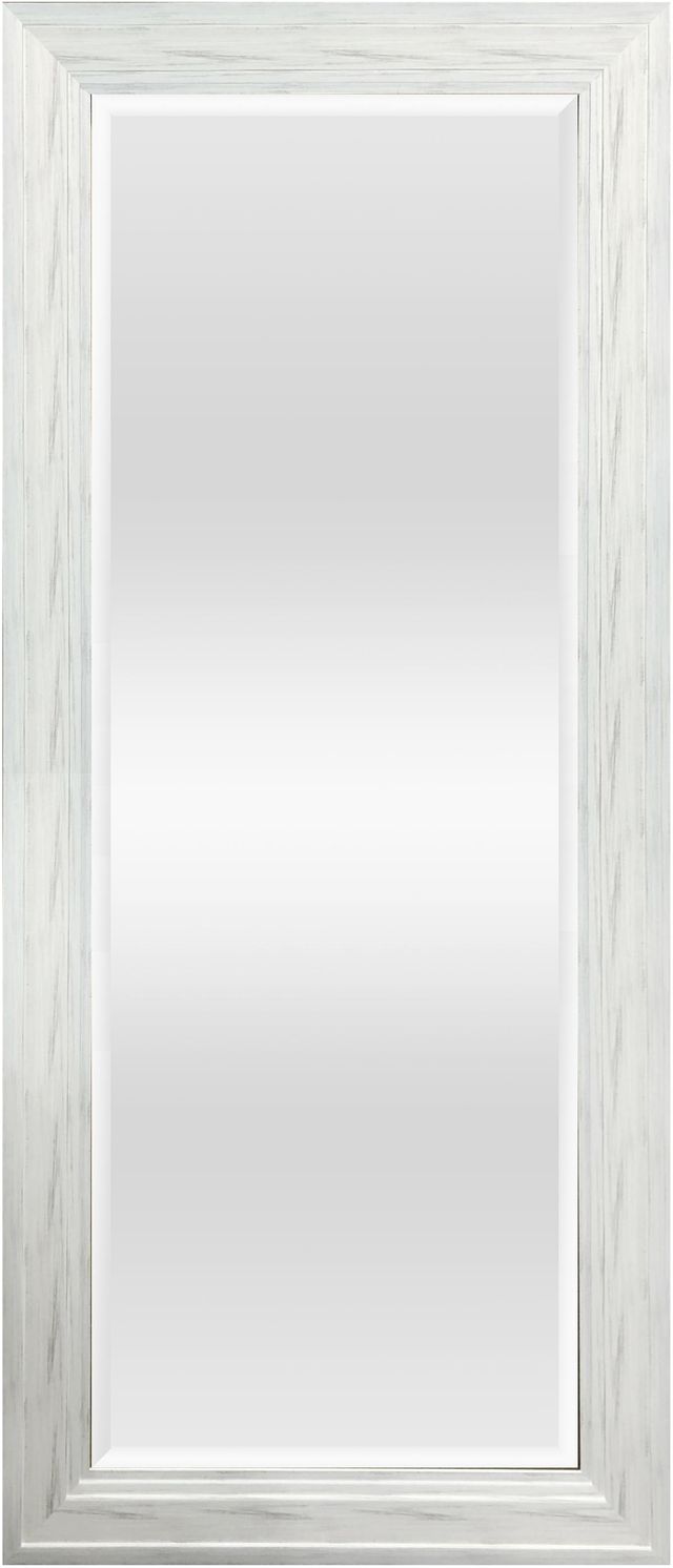Signature Design by Ashley® Jacee Antique White Floor Mirror 0