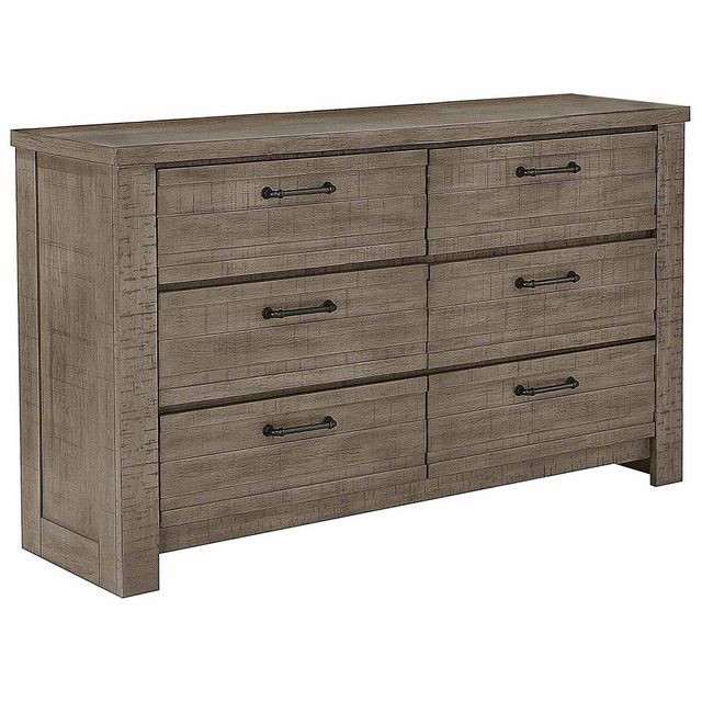 Samuel Lawrence Furniture Ruff Hewn Grey Dresser-1