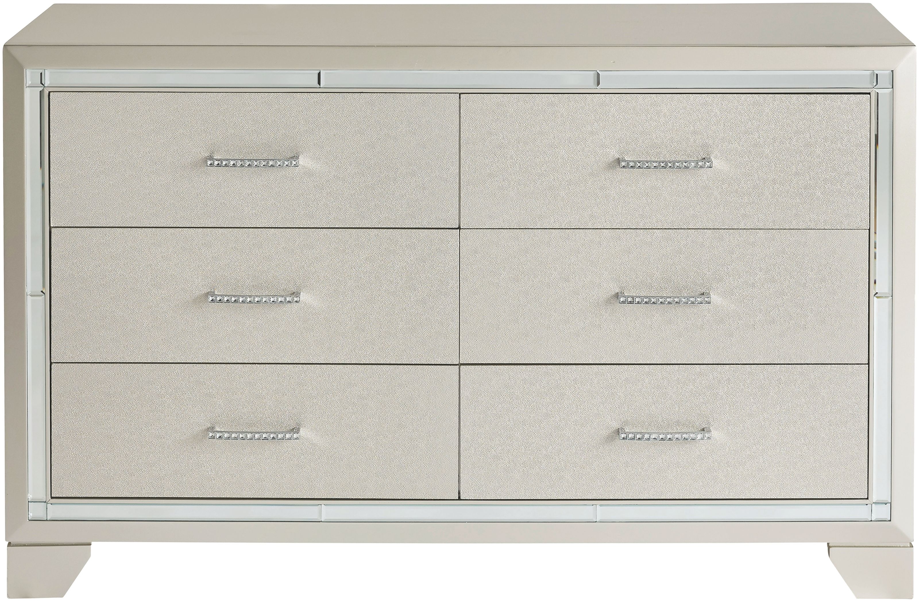 Signature Design By Ashley® Lonnix Silver 6 Drawer Dresser-B410-21 ...