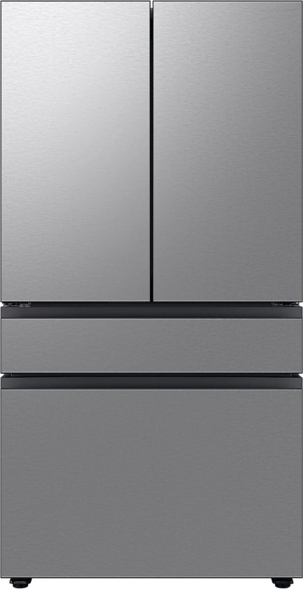Samsung BESPOKE 22.8 Cu. Ft. Pre-Built Stainless Steel Panel Counter Depth French Door Refrigerator  0