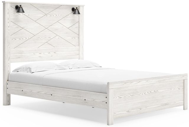 Signature Design by Ashley® Gerridan White/Gray King Panel Bed