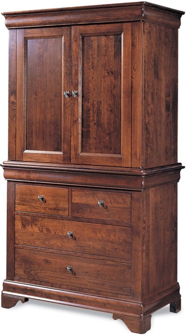 Durham Furniture Chateau Fontaine Candlelight Cherry Junior Chest 2