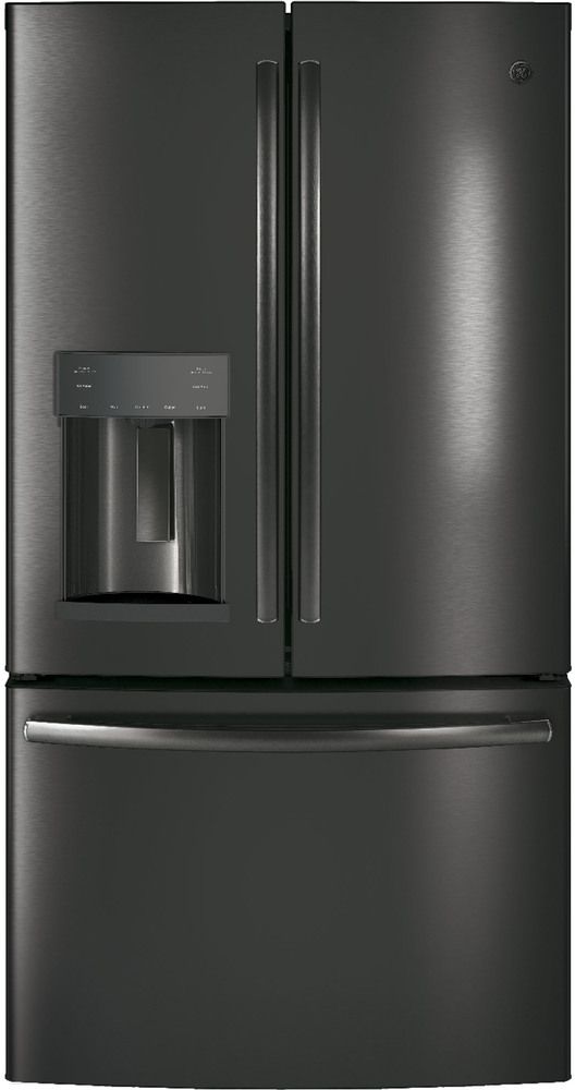 Ge black stainless store french door refrigerator