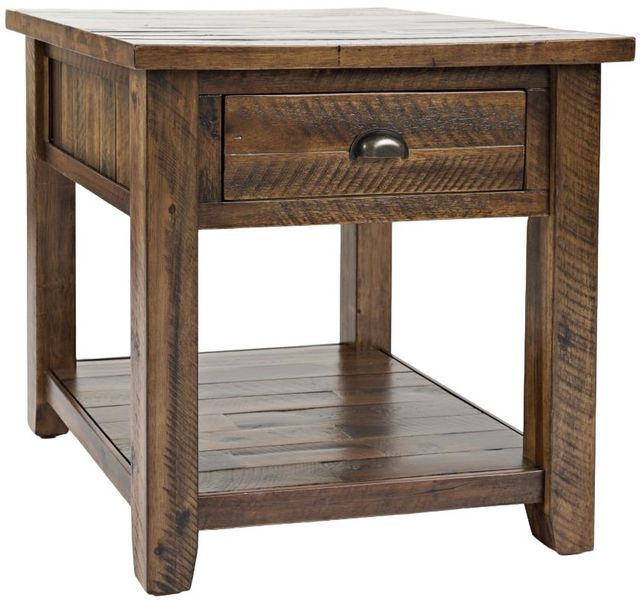 Jofran Inc. Artisan's Craft Dakota Oak End Table-0
