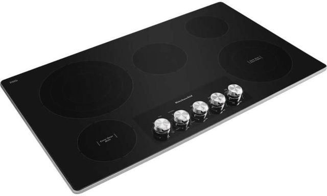 KitchenAid® 36" Stainless Steel Electric Cooktop-2