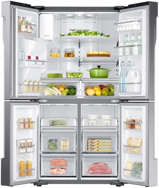 Samsung 23 Cu. Ft. Counter Depth 4-Door Flex™ Refrigerator-Stainless Steel 2