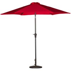 GatherCraft Red 9' Crank & Tilt Umbrella