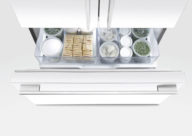 Fisher & Paykel Series 7 20.1 Cu. Ft. White Counter Depth French Door Refrigerator 7