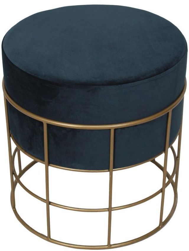 Moe's Home Collection Horton Blue Stool 2