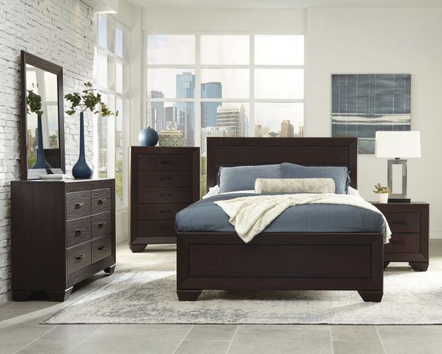 Coaster® Fenbrook 5-Piece Dark Cocoa Queen Bedroom Set