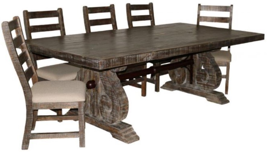 million dollar rustic dining set