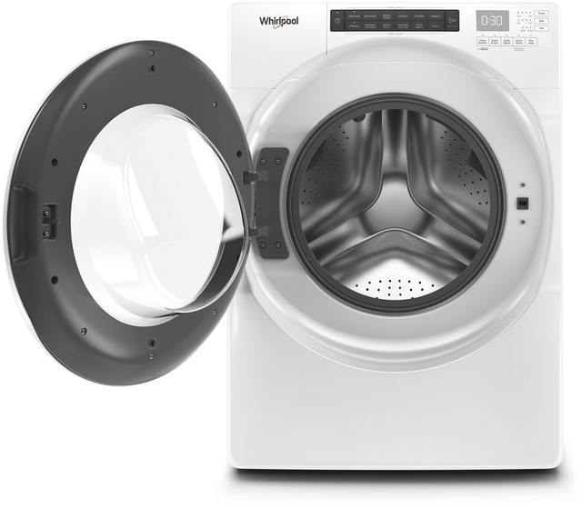 Laveuse à chargement frontal Whirlpool® de 5,0 pi³ - Blanc 1