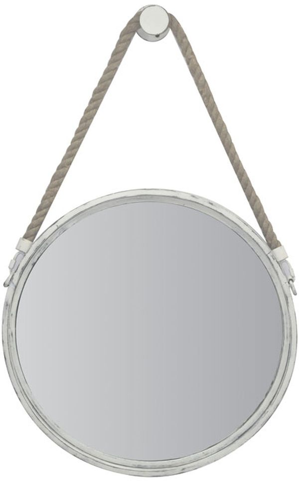 Signature Design by Ashley® Dusan Antique White Accent Mirror-0