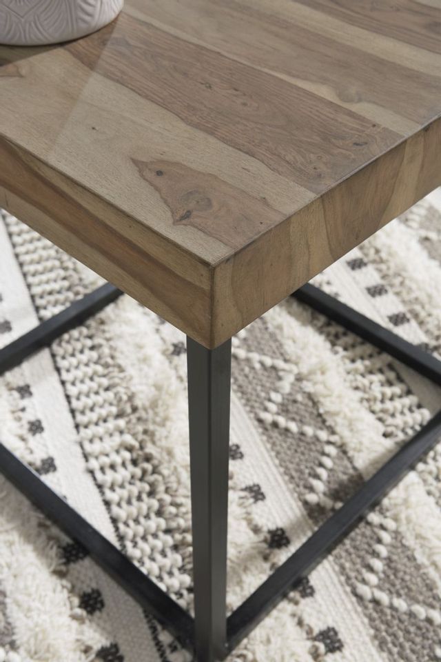 Signature Design by Ashley® Bellwick Natural/Black End Table-3