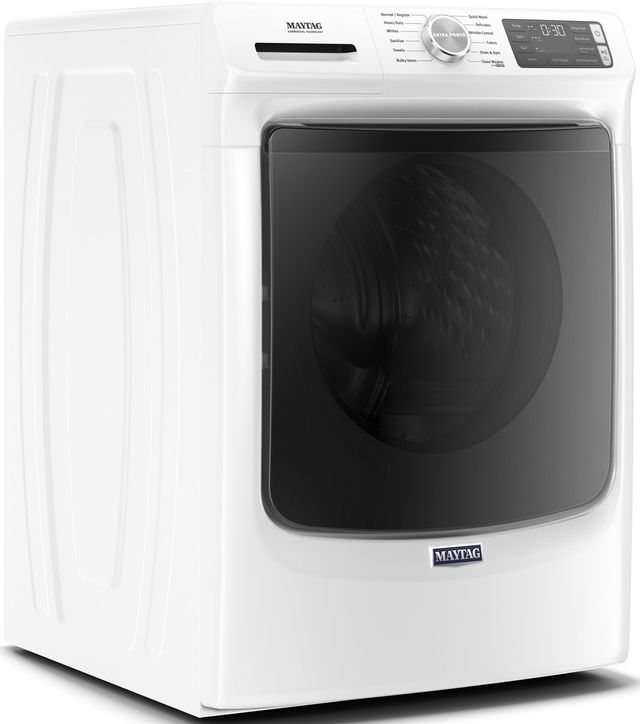 Maytag® 4.8 Cu. Ft. White Front Load Washer 3